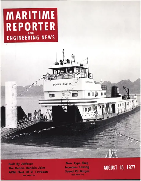Cover of Maritime Reporter, August 15, 1977