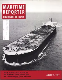 Maritime Reporter cover, August 1977