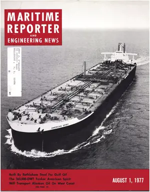 Maritime Reporter cover, August 1977