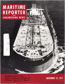Maritime Reporter cover, November 15, 1977