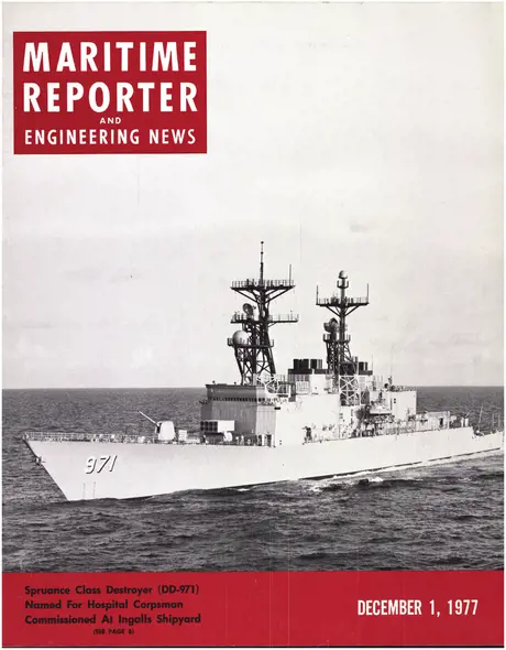 Cover of Maritime Reporter, December 1977