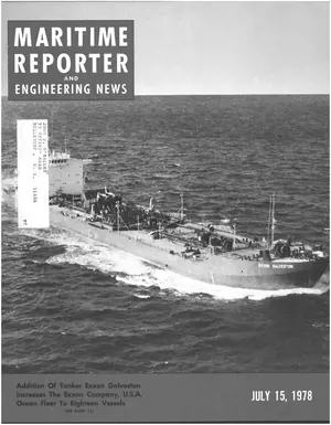 Maritime Reporter cover, July 15, 1978