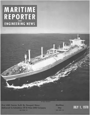 Maritime Reporter cover, July 1978