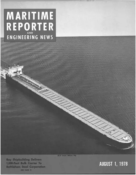 Cover of Maritime Reporter, August 1978