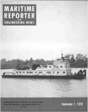 Maritime Reporter cover, September 1978