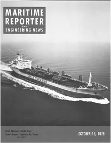 Maritime Reporter cover, October 15, 1978