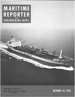 Maritime Reporter cover, October 15, 1978