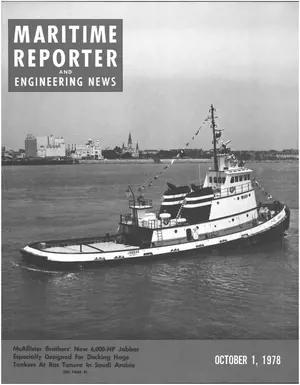 Maritime Reporter cover, October 1978
