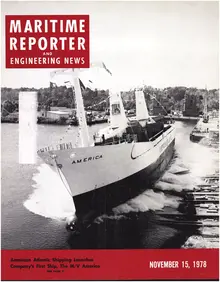 Maritime Reporter cover, November 15, 1978