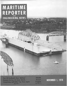 Maritime Reporter cover, November 1978