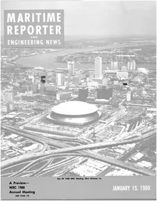 Maritime Reporter cover, January 15, 1980