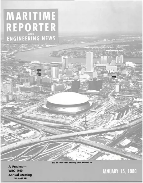 Cover of Maritime Reporter, January 15, 1980