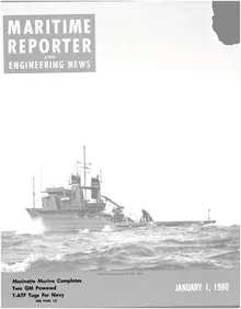 Maritime Reporter cover, January 1980