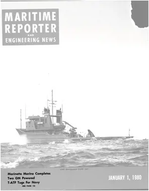 Maritime Reporter cover, January 1980