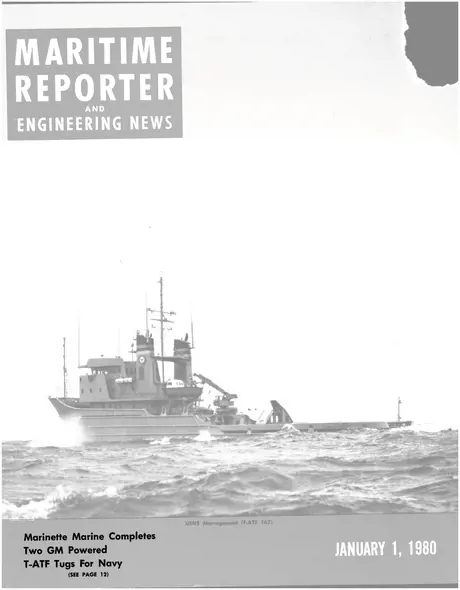 Cover of Maritime Reporter, January 1980