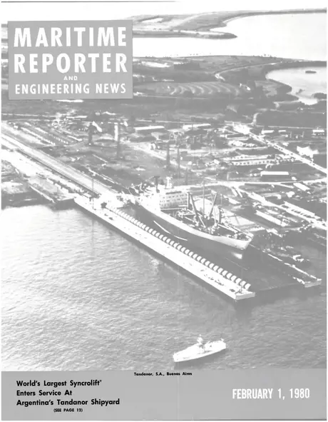 Cover of Maritime Reporter, February 1980
