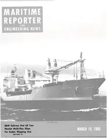 Maritime Reporter cover, March 15, 1980