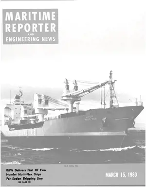 Maritime Reporter cover, March 15, 1980
