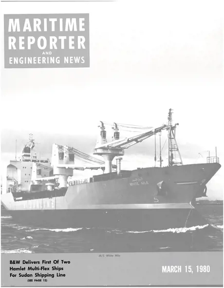 Cover of Maritime Reporter, March 15, 1980