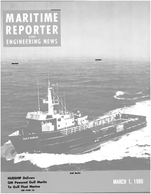 Maritime Reporter cover, March 1980