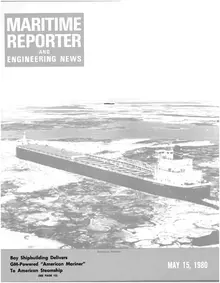 Maritime Reporter cover, May 15, 1980