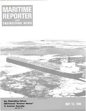 Maritime Reporter cover, May 15, 1980