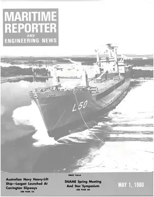 Maritime Reporter cover, May 1980