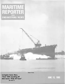 Maritime Reporter cover, June 15, 1980
