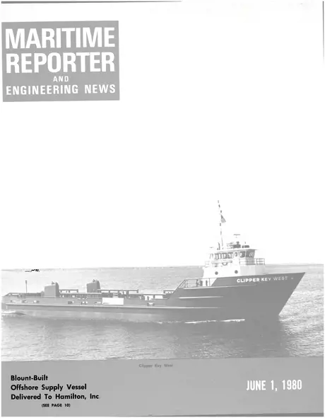Cover of Maritime Reporter, June 1980