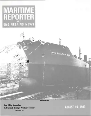 Maritime Reporter cover, August 15, 1980