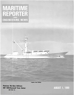 Maritime Reporter cover, August 1980