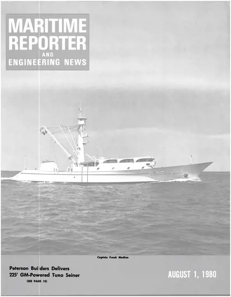 Cover of Maritime Reporter, August 1980