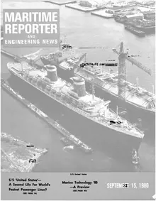 Maritime Reporter cover, September 15, 1980