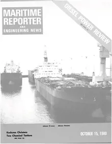 Maritime Reporter cover, October 15, 1980