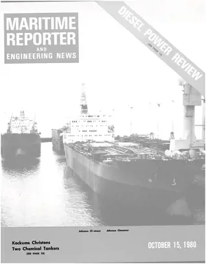 Maritime Reporter cover, October 15, 1980