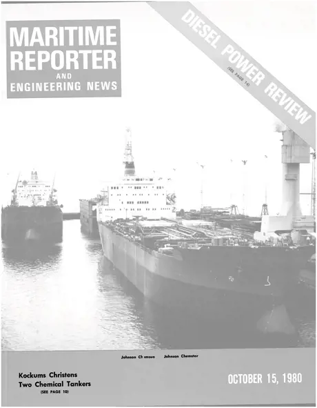 Cover of Maritime Reporter, October 15, 1980