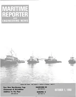 Maritime Reporter cover, October 1980