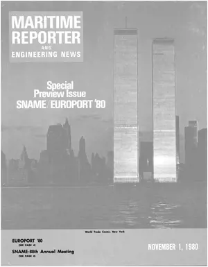 Maritime Reporter cover, November 1980