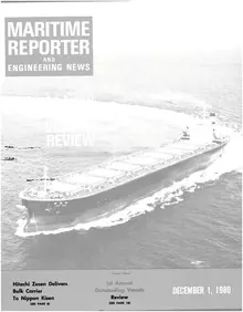 Maritime Reporter cover, December 1980