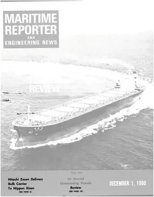 Maritime Reporter cover, December 1980