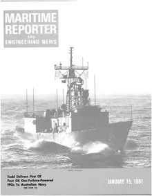 Maritime Reporter cover, January 15, 1981