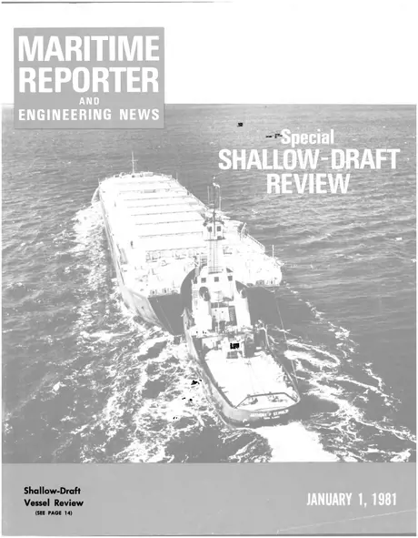 Cover of Maritime Reporter, January 1981