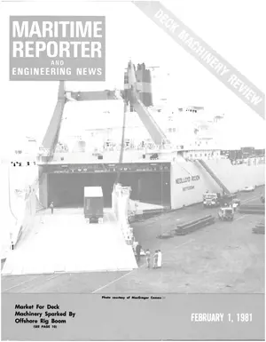Maritime Reporter cover, February 1981