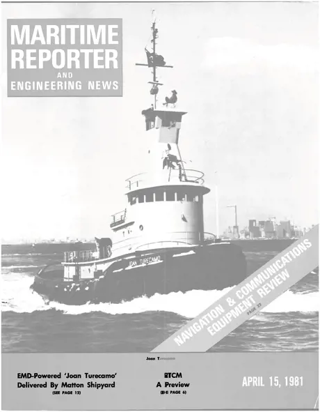 Cover of Maritime Reporter, April 15, 1981