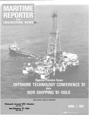 A Maritime Reporter cover from 1981