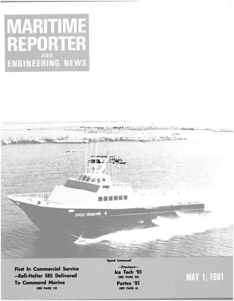 Cover of Maritime Reporter, May 1981
