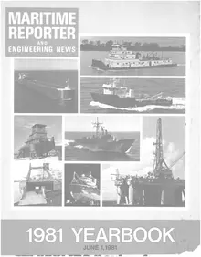 Maritime Reporter cover, June 1981