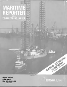 Maritime Reporter cover, September 1981