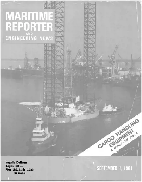 Cover of Maritime Reporter, September 1981