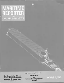 Maritime Reporter cover, October 1981